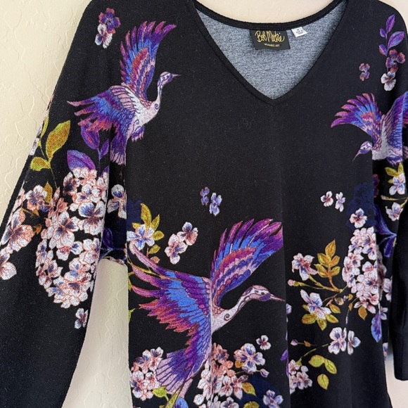 Bob Mackie, medium, sanctuary print sweater - Picture 6 of 12